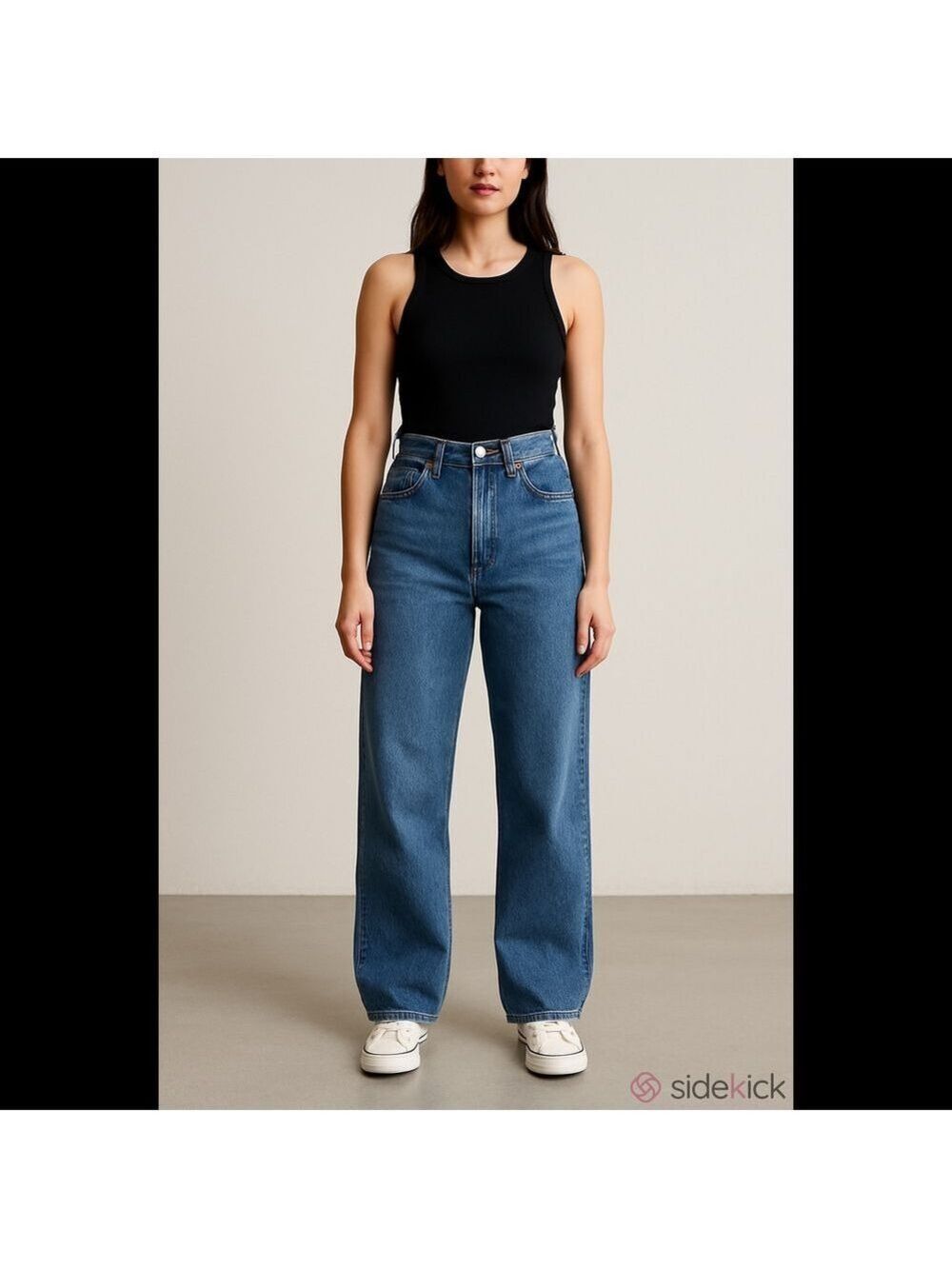 Women's Aritzia Denim Forum Blue High Rise Baggy Jeans Size 24